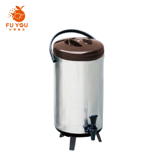 Stainless Steel Beverage Dispenser 12L Milk Tea Bucket for Bubble tea Shop  Equipment - PRODUCTS - TAIWANFUYOU FOOD CO., LTD.